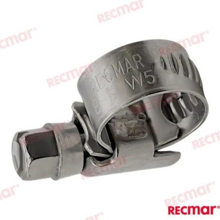 STAINLESS STEEL CLAMP 8-12 W5 (25)