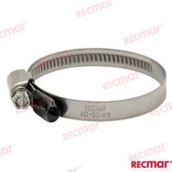 STAINLESS STEEL CLAMP 40-60 W5 (25)