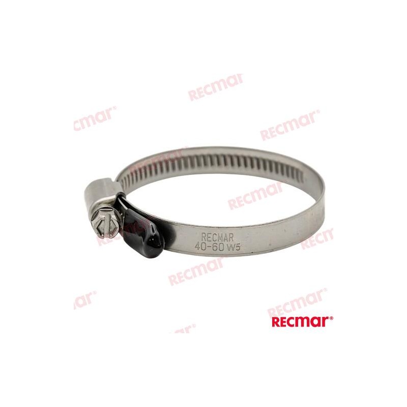 STAINLESS STEEL CLAMP 40-60 W5 (25)