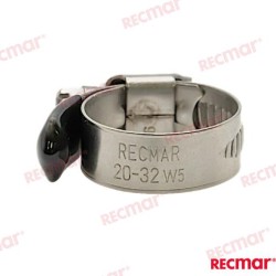 STAINLESS STEEL CLAMP 20-32 W5 (25)