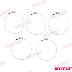 STAINLESS STEEL CLAMP 120-140 W5 (5)