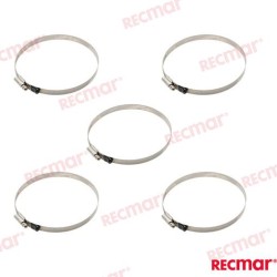 STAINLESS STEEL CLAMP 130-150 W5 (5)