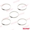 STAINLESS STEEL CLAMP 130-150 W5 (5)
