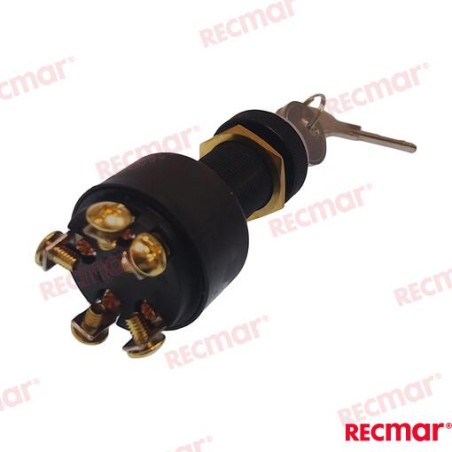 LLAVE ARRANQUE 5T-3POS W/CAP