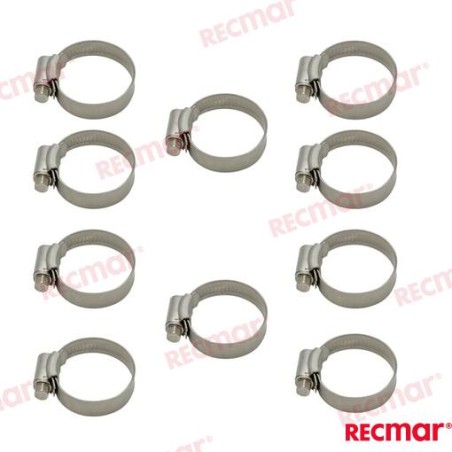 ABRAZADERA INOX SMO254 50-65 12mm (10)