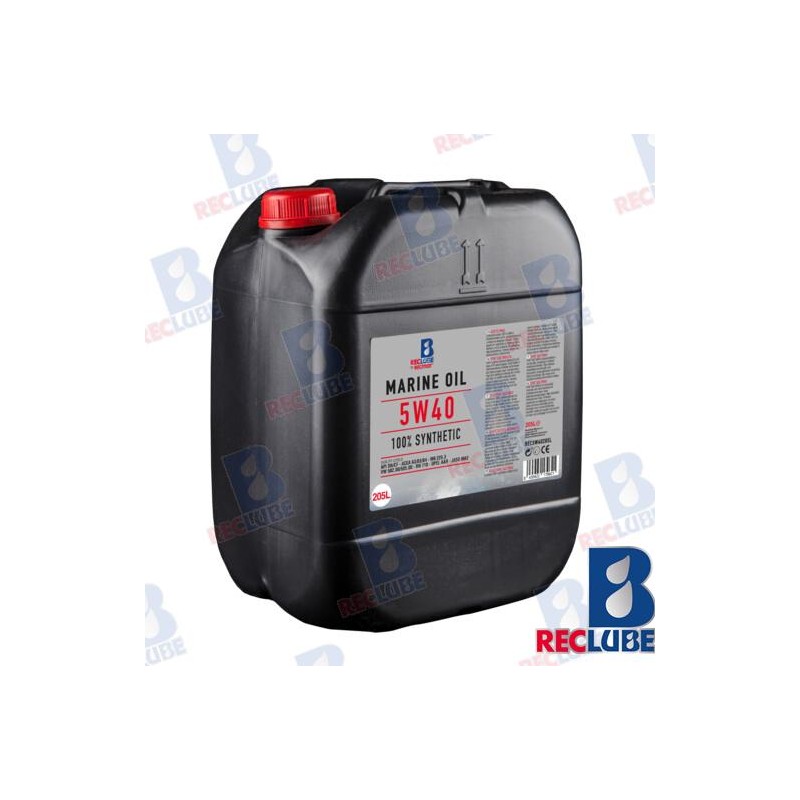 ACEITE MARINO 5W-40 100% SINTETICO 205L