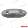 ÁNODO PLACA OVAL 93MM (ZN)