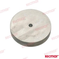 RUNDE PLATTENANODE 100X21MM (ZN)