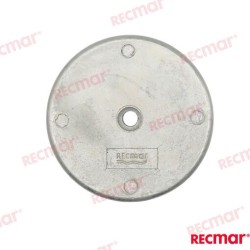 ÁNODO PLACA CIRCULAR 100X20MM (ZN)