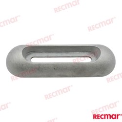 FAIRLINE ÁNODO PLACA RECTANGULAR 200X65X