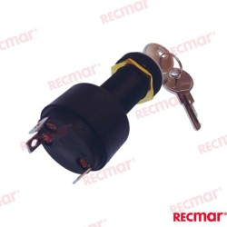 STARTER KEY 3T-3POS W/CAP