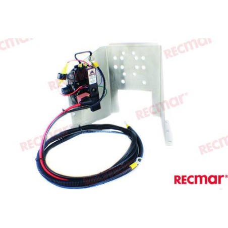 SUPPORT WITH ELECTRICAL PARTS