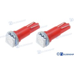 BOMBILLA 12V, 1.2W ROJO (PACK 2)