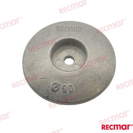 RUDDER ANODE Ø 90mm (ZN)