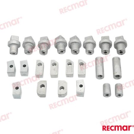 KIT ANODOS B POWERHEAD ALUMINIO