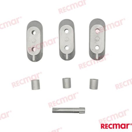 KIT ANODOS B POWERHEAD ALUMINIO