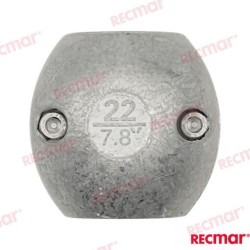 Wellenkragen 22 mm. STD (ZN)