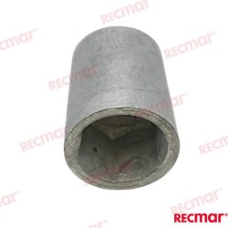 HEXAGONAL ANODE RADICE SHAFT Ø22-25MM 0.18