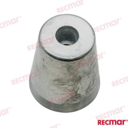 RADICE HEX ANODE. Welle 50 mm (ZN)