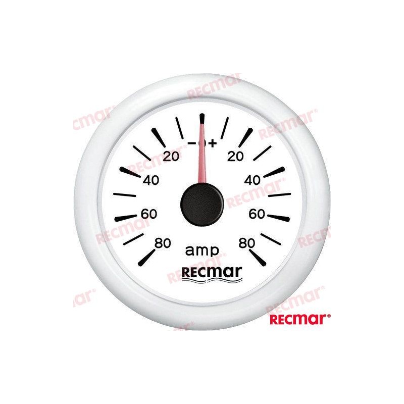 AMPERIMETRO ±80A BLANCO