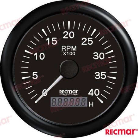 CUENTAVUELTAS 1.0/10.0 - 0/4000 RPM NEGR