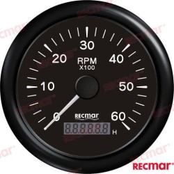 CUENTAVUELTAS 1.0/10.0 - 0/6000 RPM NEGR