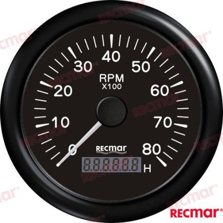 CUENTAVUELTAS 1.0/10.0 - 0/8000 RPM NEGR