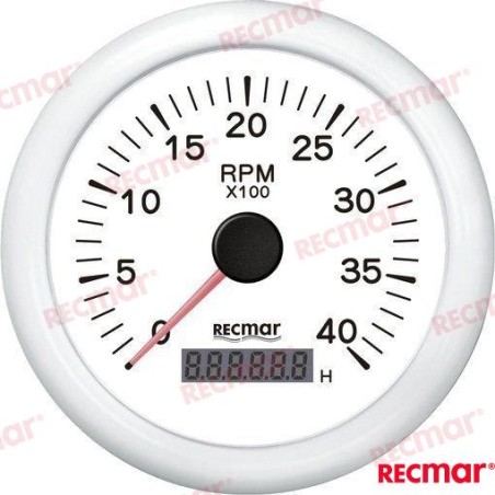 CUENTAVUELTAS 1.0/10.0 - 0/4000 RPM BLAN