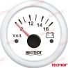 VOLTIMETRO 8-16V BLANCO