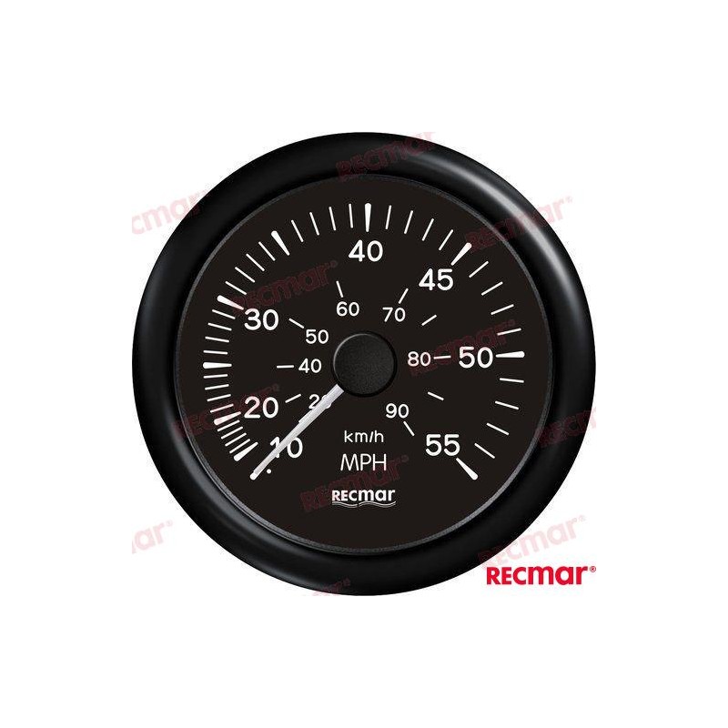 RELOJ CUENTAMILLAS 0/55 MPH NEGRO
