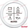 RELOJ MULTIFUNCION 12V/24V BLANCO