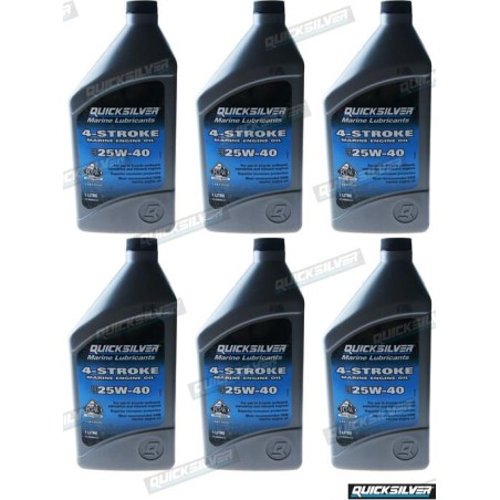 ACEITE MINERAL 25W40 4T 1L CAJA 6 UNIDAD