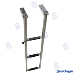 ESCALERA TELESC. AISI316 3 PELDAÑOS