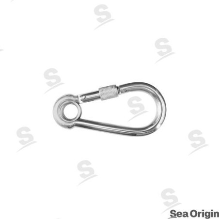 MOSQUETON INOX 6MM