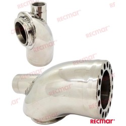 STAINLESS STEEL EXHAUST ELBOW YANMAR 4LHA