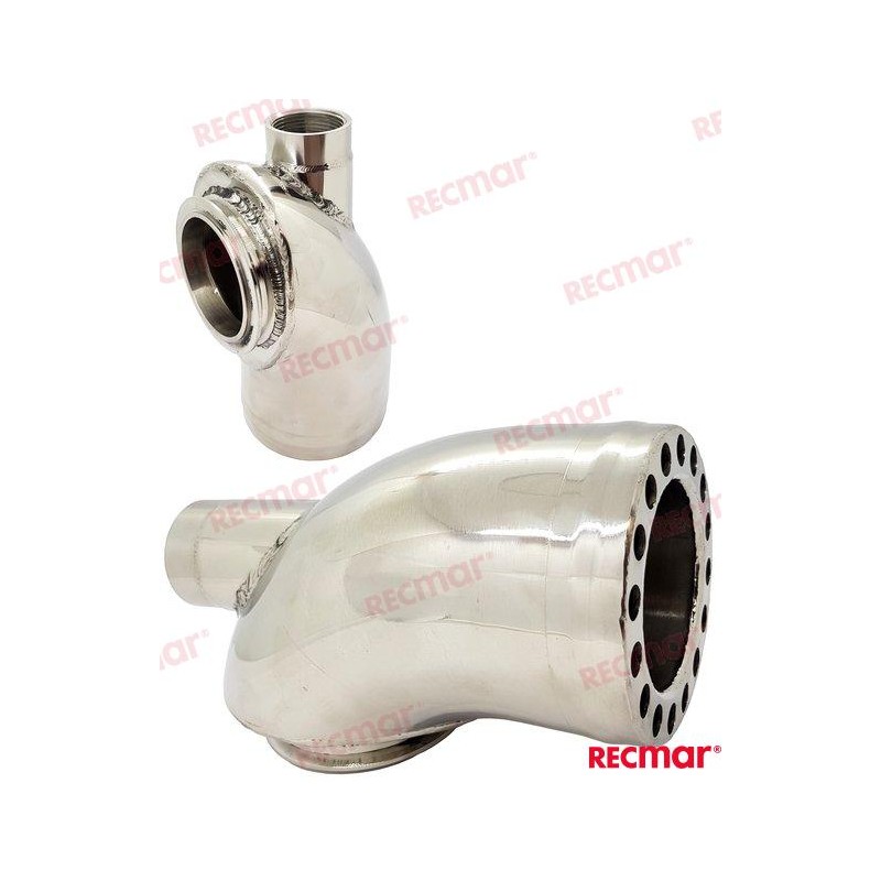 STAINLESS STEEL EXHAUST ELBOW YANMAR 4LHA