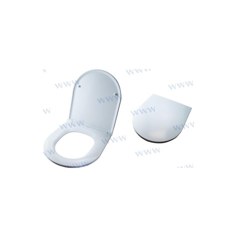 ASIENTO DE PLASTICO AMORTIGUADO PARA WC