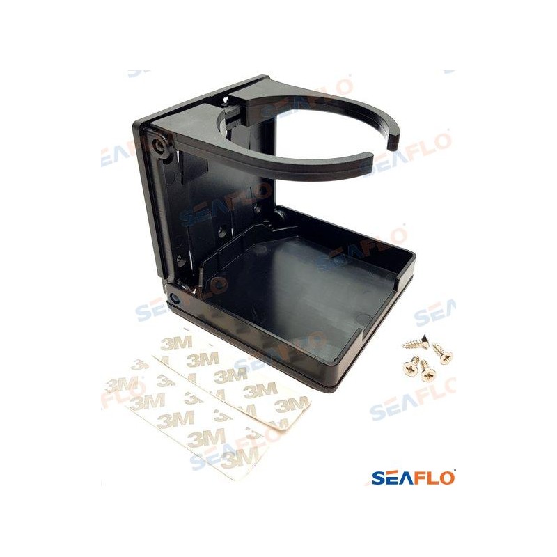 POSAVASOS AJUSTABLE PLEGABLE - NEGRO