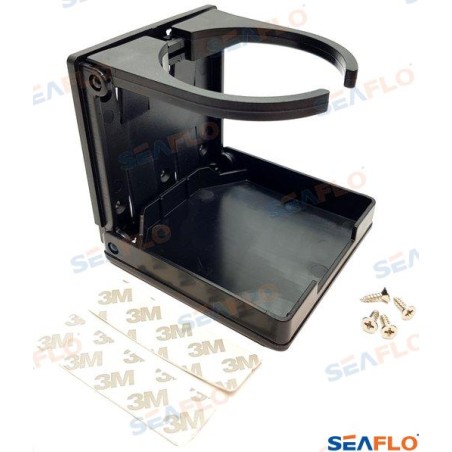 POSAVASOS AJUSTABLE PLEGABLE - NEGRO