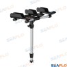 SOPORTE PORTACAÑAS NEGRO TRIPLE