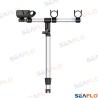 SOPORTE PORTACAÑAS NEGRO TRIPLE