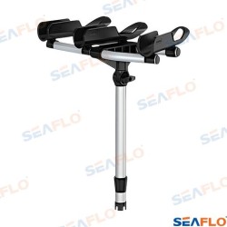 SOPORTE PORTACAÑAS NEGRO TRIPLE