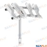 SOPORTE PORTACAÑAS BLANCO CUADRUPLE