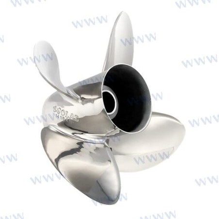 STAINLESS STEEL PROPELLER RUBEX HR4 13.5X13 RIGHT