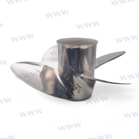 STAINLESS STEEL PROPELLER RUBEX HR4 13.5X13 LEFT