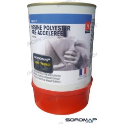 POLYESTER RESIN+CATALYST 750GR.