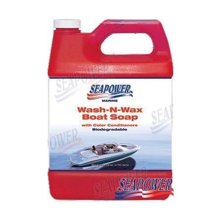 SEAPOWER WASH-N-WAX SOAP 5 LT.