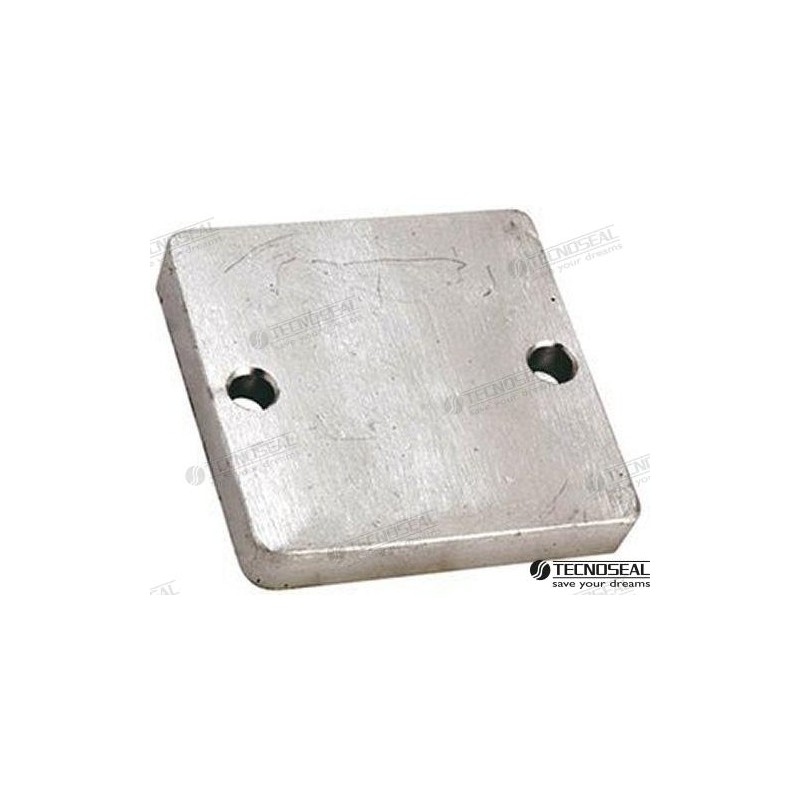 ANODO CUADRADA ZINC 64X64X10MM