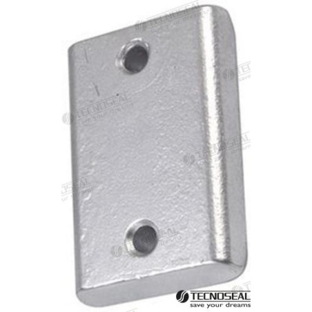 ZINC RECTANGULAR ANODE 70X50X15MM