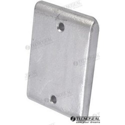 ANODE PIASTRE SCAFO ZINC 100X70X12MM